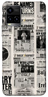 Чехол на Vivo Y21 / Y33s Harry Potter newspaper фото 1 из 1