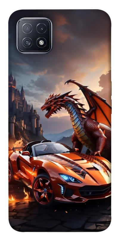 Чехол на Oppo A73 Сar and dragon фото 1 из 1