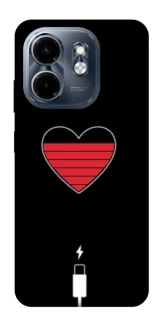 Чехол на Infinix Smart 9 4G / Hot 50i Charge your heart фото 1 Чехол на Infinix Smart 9 4G / Hot 50i Charge your heart фото 1 из 1