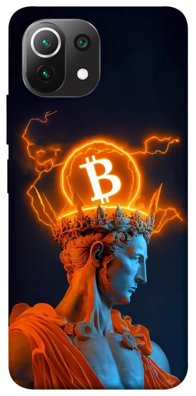 Чехол на Xiaomi Mi 11 Lite Bitcoin God фото 1 из 1