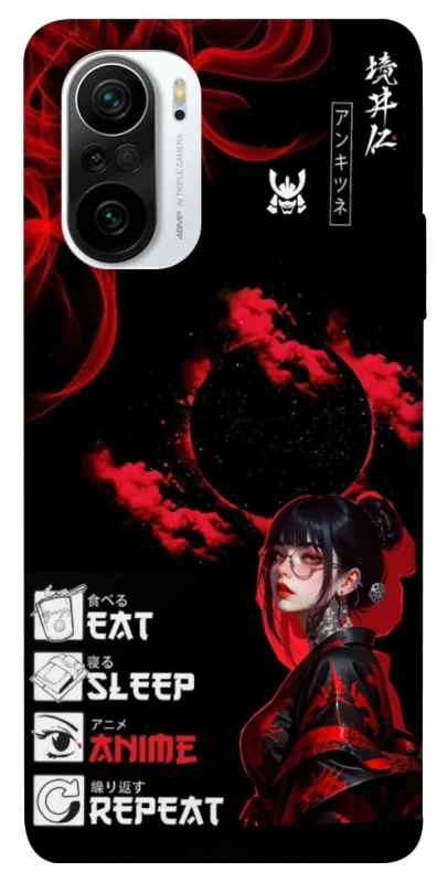 Чехол на Xiaomi Redmi K40 / K40 Pro / K40 Pro+ / Poco F3 She is Japanese ver.2 фото 1 из 1