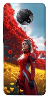 Чехол на Xiaomi Redmi K30 Pro / Poco F2 Pro Cyber space girl ver.5 фото 1 из 1