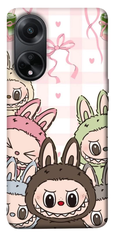 Чохол на Oppo A58 4G All Labubu 2 фото 1 з 1