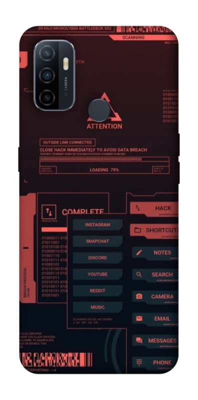 Чохол на Oppo A53 / A32 / A33 Attention фото 1 з 1