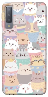 Чохол на Samsung A750 Galaxy A7 (2018) Funny Kittens ver.2 фото 1 з 1