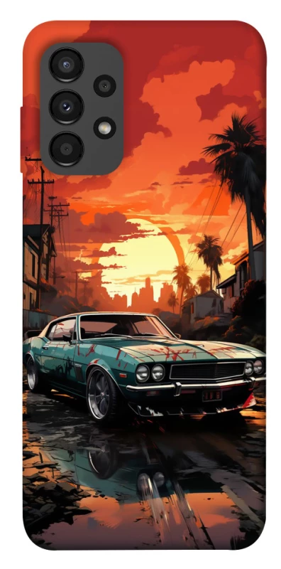 Чехол на Samsung Galaxy A13 4G Car at sunset фото 1 из 1