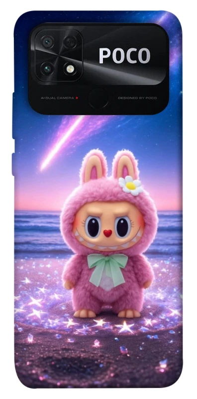 Чехол на Xiaomi Poco C40 Space Labubu фото 1 из 1