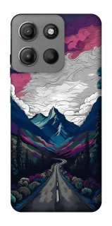 Чехол на Motorola Moto G15 Power Нарисованные горы фото 1 из 1