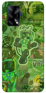 Чехол на Oppo A74 4G Dandysworld tv green theme фото 1 из 1