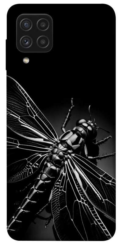 Чехол на Samsung Galaxy A22 4G Black dragonfly фото 1 из 1
