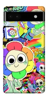 Чохол на Google Pixel 6a Dandy world collage фото 1 з 1