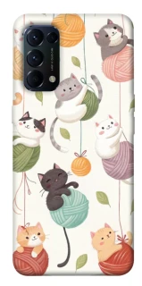 Чехол на Oppo Reno 5 4G Funny Kittens фото 1 из 1