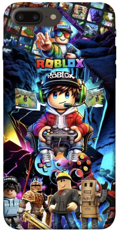 Чехол на Apple iPhone 7 plus / 8 plus Roblox collage ver.4 фото 1 из 1