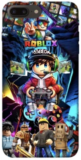 Чехол на Apple iPhone 7 plus / 8 plus Roblox collage ver.4 фото 1 из 1