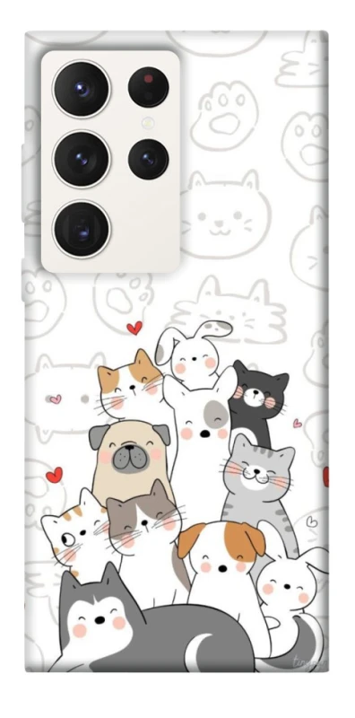 Чехол на Samsung Galaxy S23 Ultra Funny Pets фото 1 из 1