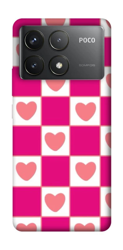 Чохол на Xiaomi Poco F6 Pro Chess heart фото 1 з 1