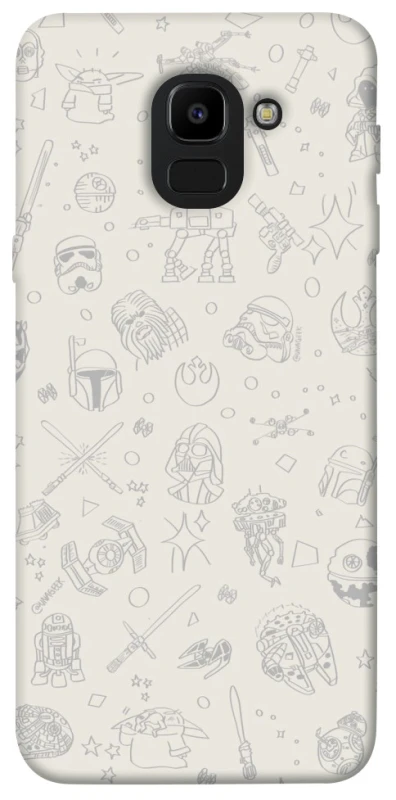 Чохол на Samsung J600F Galaxy J6 (2018) Star Wars background ver.1 фото 1 з 1