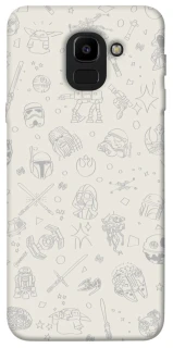 Чохол на Samsung J600F Galaxy J6 (2018) Star Wars background ver.1 фото 1 з 1
