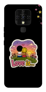 Чехол на TECNO Camon 16 SE Love is ver.5 фото 1 из 1