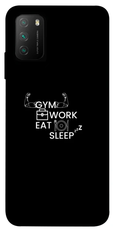 Чехол на Xiaomi Poco M3 Gym v2 фото 1 из 1