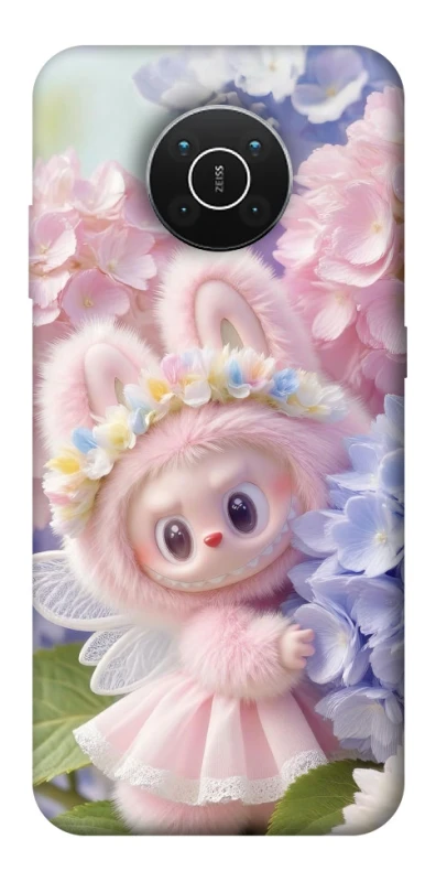 Чохол на Nokia X10 / X20 Labubu & Flowers ver.1 фото 1 з 1