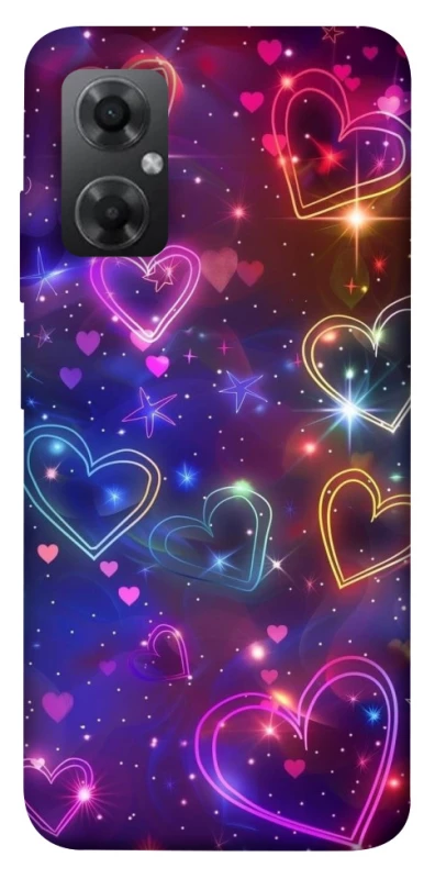 Чехол на Xiaomi Redmi Note 11R Drawn hearts фото 1 из 1