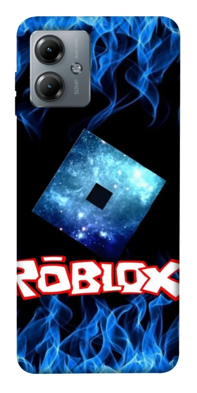 Чехол на Motorola Moto G14 Roblox Galaxy Flame Logo фото 1 из 1