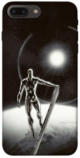 Чехол на Apple iPhone 7 plus / 8 plus Серебряный сёрфер фото 1 из 1