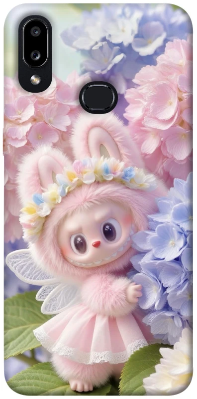 Чохол на Samsung Galaxy A10s Labubu & Flowers ver.1 фото 1 з 1