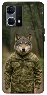 Чохол на Oppo Reno 7 4G Вовк захисник фото 1 з 1
