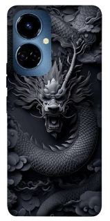 Чохол на TECNO Camon 19 black dragon фото 1 з 1