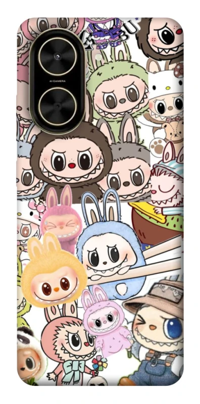 Чехол на Xiaomi Poco C71 All Labubus фото 1 из 1