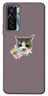 Чохол на TECNO Camon 17 Pro cat matcha фото 1 з 1