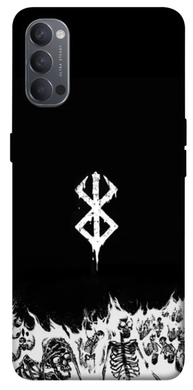 Чохол на Oppo Reno 4 Berserk skeletons фото 1 з 1