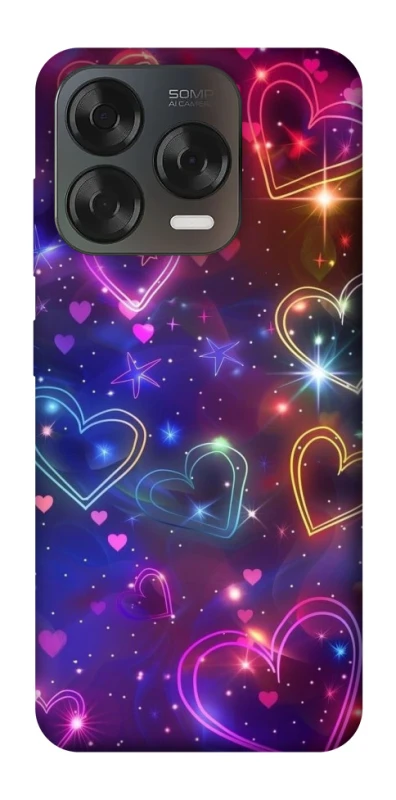 Чохол на ZTE Blade V70 Design Drawn hearts фото 2 з 2