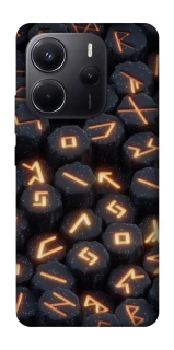 Чехол на Xiaomi Redmi Note 14 4G (Europe version) Огненые руны фото 1 из 1