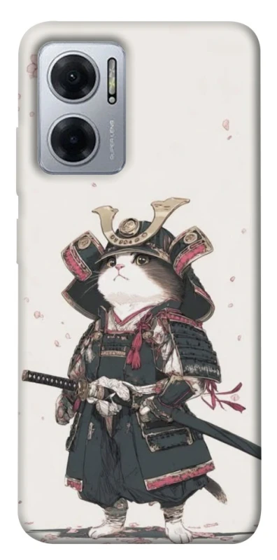 Чохол на Xiaomi Redmi Note 11E Samurai Cat Warrior фото 1 з 1