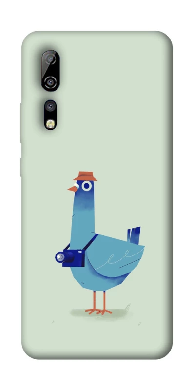 Чохол на ZTE Axon 10 Pro Голуб-детектив фото 1 з 1