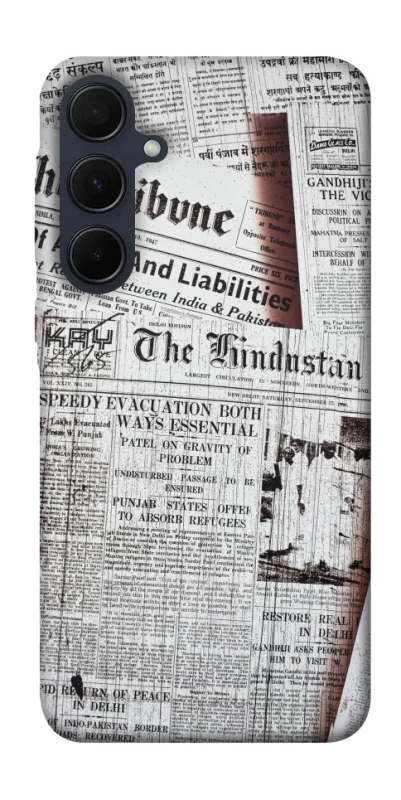 Чохол на Samsung Galaxy A55 Газети фото 1 з 1