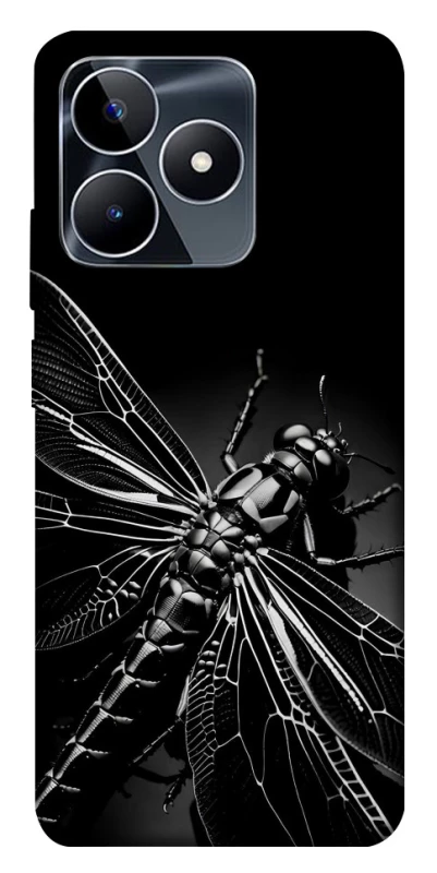 Чехол на Realme C53 Black dragonfly фото 1 из 1