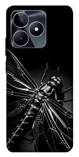 Чехол на Realme C53 Black dragonfly фото 1 из 1