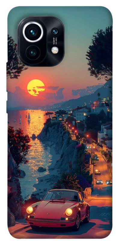 Чехол на Xiaomi Mi 11 Porsche sunrise фото 1 из 1