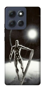 Чохол на Motorola Moto G86 Power Срібний серфер фото 1 з 1