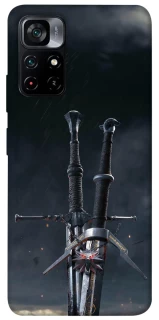 Чехол на Xiaomi Poco M4 Pro 5G Мечи Ведьмака фото 1 из 1