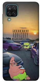 Чехол на Samsung Galaxy M12 Патрик на гонках фото 1 из 1