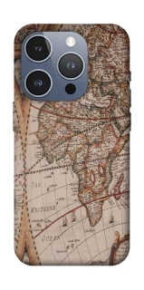 Чехол на Apple iPhone 16 Pro Карта путешествий фото 1 из 1