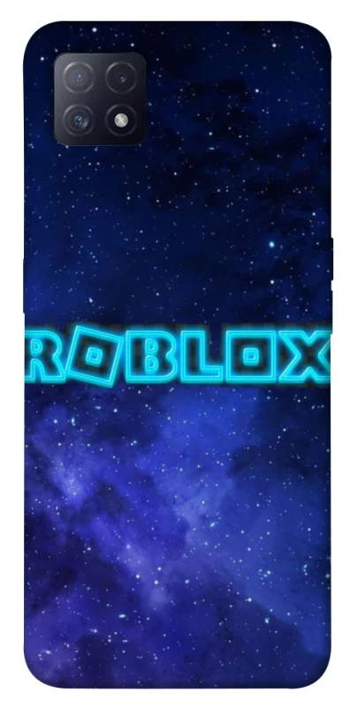 Чохол на Oppo A72 5G / A73 5G Roblox Space Logo Blue фото 1 з 1