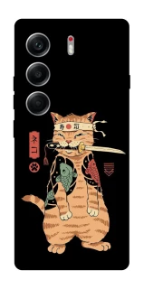 Чохол на Tecno Camon 40 Кіт-самурай фото 1 з 1