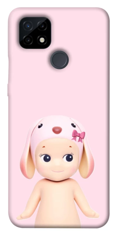 Чехол на Realme C21 Pink Ribbon Hop фото 1 из 1