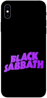 Чехол на Apple iPhone XS Max (6.5") Black Sabbath logo ver.1 фото 1 из 1